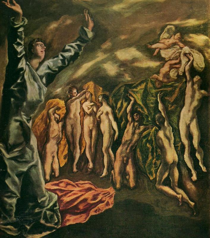 El Greco the vision of st. john oil painting picture